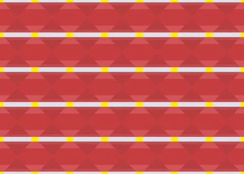 Seamless geometric pattern design illustration. Background texture. In red, g Stock Illustration
