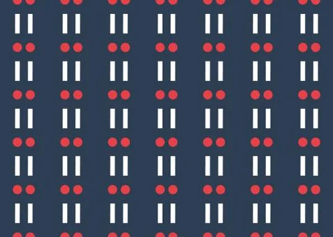Seamless geometric pattern design illustration. Background texture. In blue,  Stock Illustration