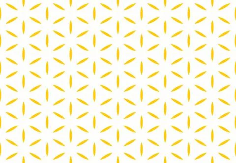 Seamless geometric pattern design illustration. Background texture. In yellow Stock Illustration