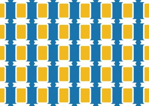 Seamless geometric pattern design illustration. Background texture. In blue,  Stock Illustration