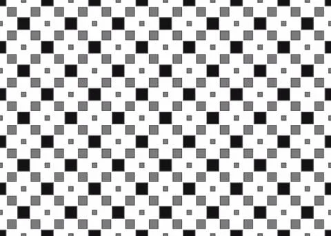 Seamless geometric pattern design illustration. Background texture. In black, Stock Illustration