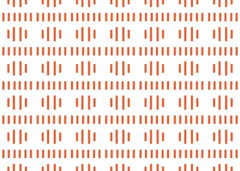 Seamless geometric pattern design illustration. Background texture. In orange Stock Illustration