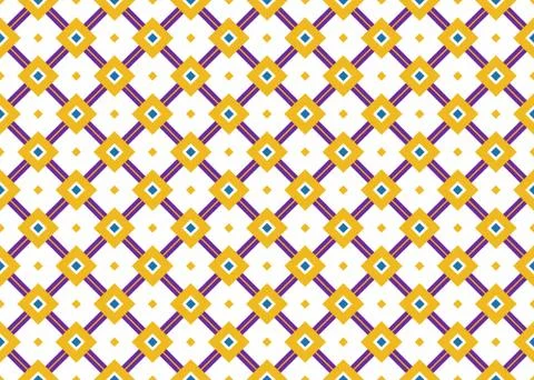 Seamless geometric pattern design illustration. Background texture. In purple Stock Illustration