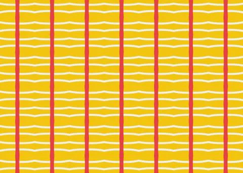 Seamless geometric pattern design illustration. Background texture. In yellow Stock Illustration