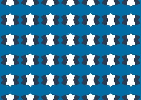 Seamless geometric pattern design illustration. Background texture. In blue,  Stock Illustration