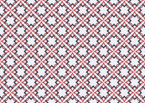 Seamless geometric pattern design illustration. Background texture. In blue,  Illustrazione stock