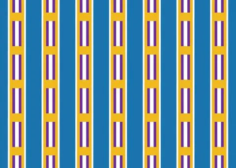 Seamless geometric pattern design illustration. Background texture. In blue,  Stock Illustration