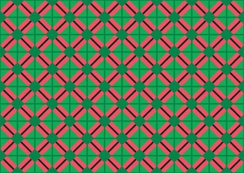 Seamless geometric pattern design illustration. Background texture. In green, Stock Illustration