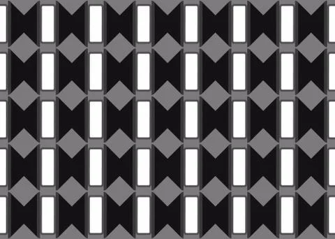 Seamless geometric pattern design illustration. Background texture. In grey,  Stock Illustration