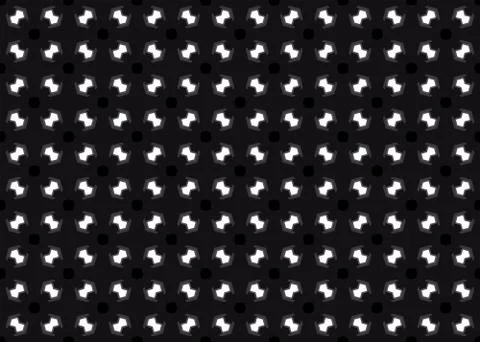 Seamless geometric pattern design illustration. Background texture. In black, Stock Illustration