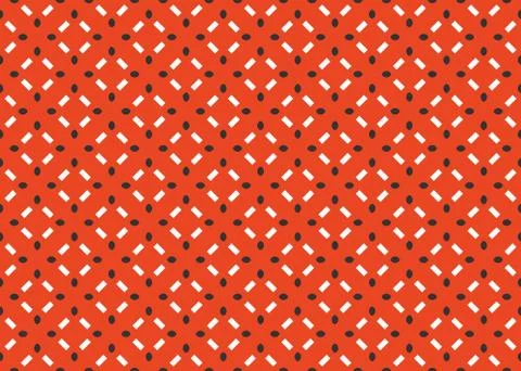 Seamless geometric pattern design illustration. Background texture. In red, b Stock Illustration