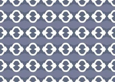 Seamless geometric pattern design illustration. Background texture. In blue,  Stock Illustration