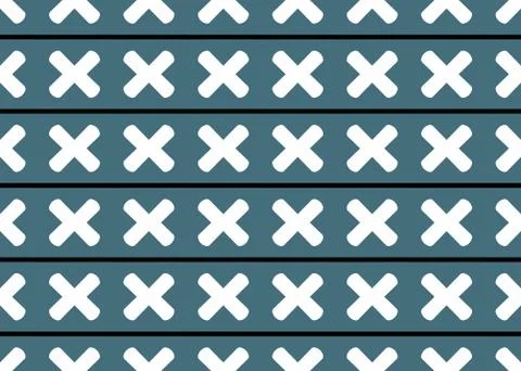 Seamless geometric pattern design illustration. Background texture. In blue,  Illustrazione stock