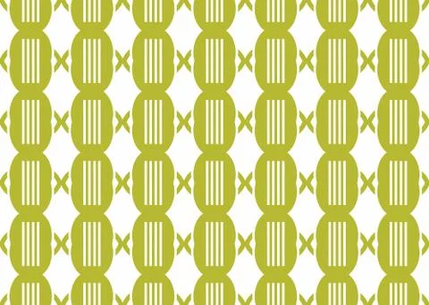 Seamless geometric pattern design illustration. Background texture. In green, Stock Illustration