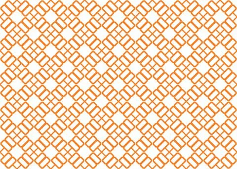 Seamless geometric pattern design illustration. Background texture. In orange Stock Illustration