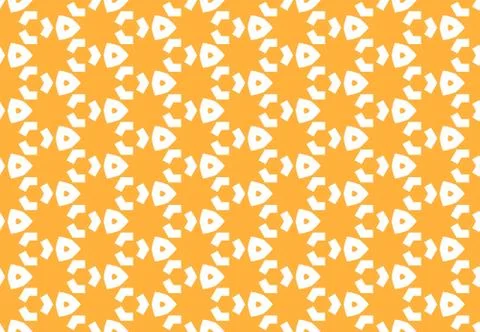 Seamless geometric pattern design illustration. Background texture. In yellow Stock Illustration