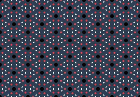 Seamless geometric pattern design illustration. Background texture. In blue,  Stock Illustration