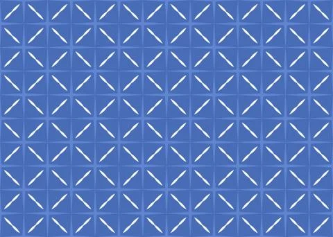 Seamless geometric pattern design illustration. Background texture. In blue,  Stock Illustration