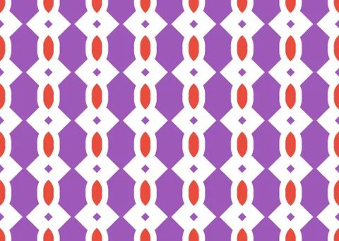 Seamless geometric pattern design illustration. Background texture. In violet Illustrazione stock