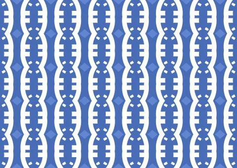 Seamless geometric pattern design illustration. Background texture. In blue,  Stock Illustration