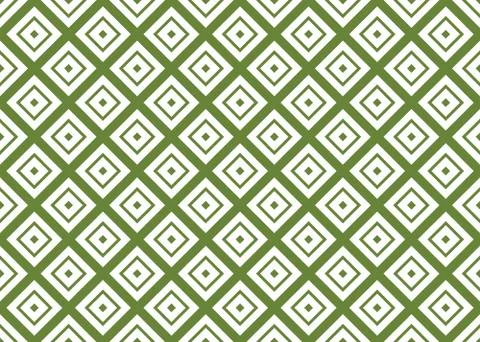 Seamless geometric pattern design illustration. Background texture. In green, Stock Illustration