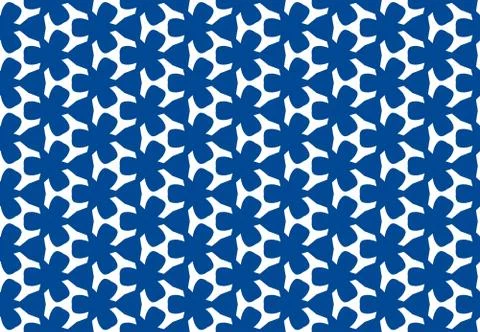 Seamless geometric pattern design illustration. Background texture. In blue,  Stock Illustration
