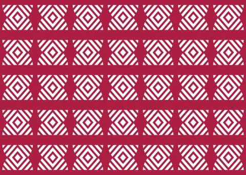 Seamless geometric pattern design illustration. Background texture. In red, w Illustrazione stock