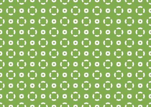Seamless geometric pattern design illustration. Background texture. In green, Stock Illustration