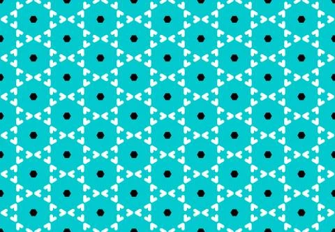 Seamless geometric pattern design illustration. Background texture. In blue,  Stock Illustration