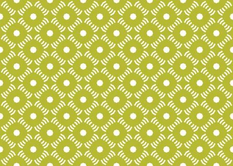 Seamless geometric pattern design illustration. Background texture. In green, Stock Illustration