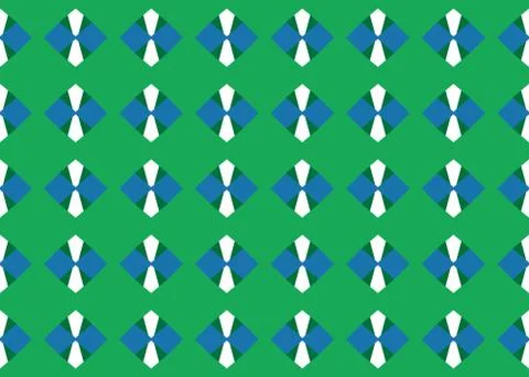 Seamless geometric pattern design illustration. Background texture. In green, Stock Illustration