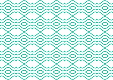 Seamless geometric pattern design illustration. Background texture. In green, Stock Illustration