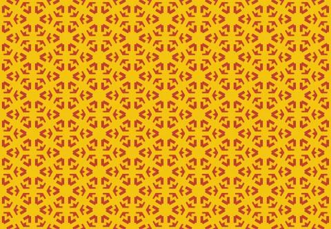 Seamless geometric pattern design illustration. Background texture. In yellow Stock Illustration