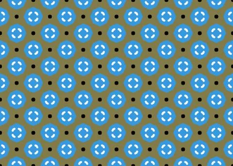 Seamless geometric pattern design illustration. Background texture. In brown, Stock Illustration