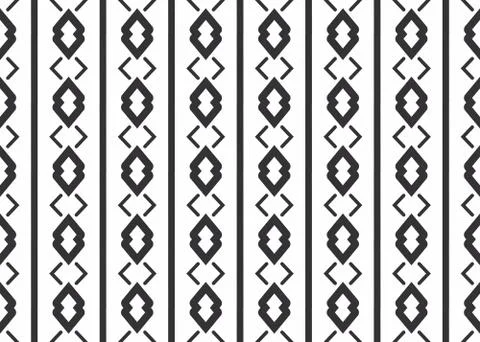 Seamless geometric pattern design illustration. Background texture. In black, Stock Illustration