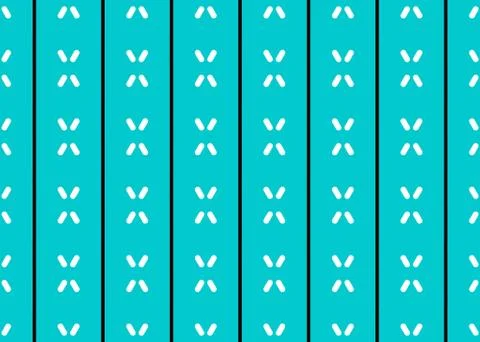 Seamless geometric pattern design illustration. Background texture. In blue,  Stock Illustration