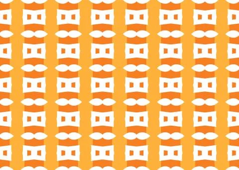Seamless geometric pattern design illustration. Background texture. In yellow Stock Illustration