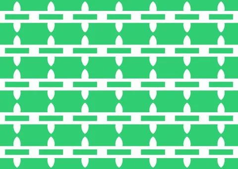 Seamless geometric pattern design illustration. Background texture. In green, Stock Illustration