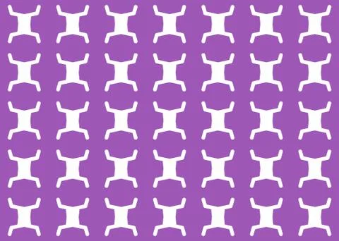 Seamless geometric pattern design illustration. Background texture. In purple Stock Illustration