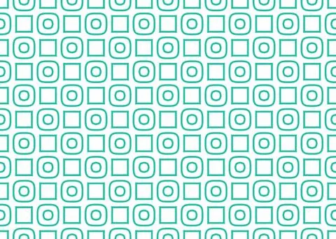Seamless geometric pattern design illustration. Background texture. In green, Stock Illustration