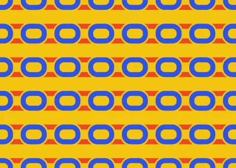 Seamless geometric pattern design illustration. Background texture. In yellow Illustrazione stock