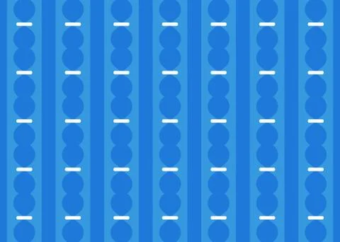 Seamless geometric pattern design illustration. Background texture. In blue,  Illustrazione stock
