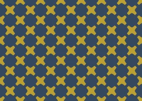 Seamless geometric pattern design illustration. Background texture. In blue,  Stock Illustration