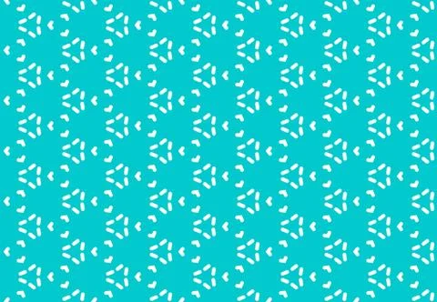 Seamless geometric pattern design illustration. Background texture. In blue,  Stock Illustration