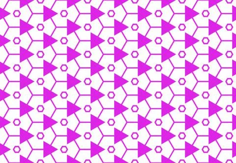 Seamless geometric pattern design illustration. Background texture. In violet Stock Illustration