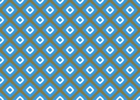 Seamless geometric pattern design illustration. Background texture. In blue,  Stock Illustration
