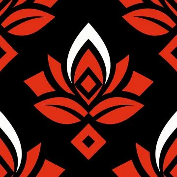 Seamless Geometric Pattern Design for Textile and Fabric 스톡 일러스트