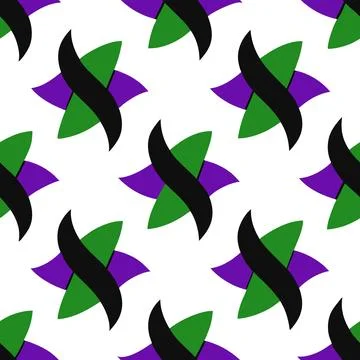 Seamless Geometric Pattern Design for Textile and Fabric Stock-Illustration