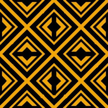 Seamless Geometric Pattern Design for Textile and Fabric Illustrazione stock