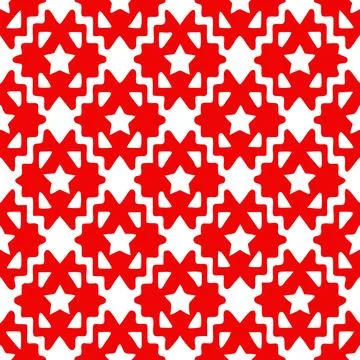 Seamless Geometric Pattern Design for Textile and Fabric Illustrazione stock